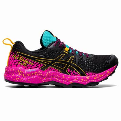 Asics Fujitrabuco Lyte - Naisten Polkujuoksukengät - Mustat/Pinkki